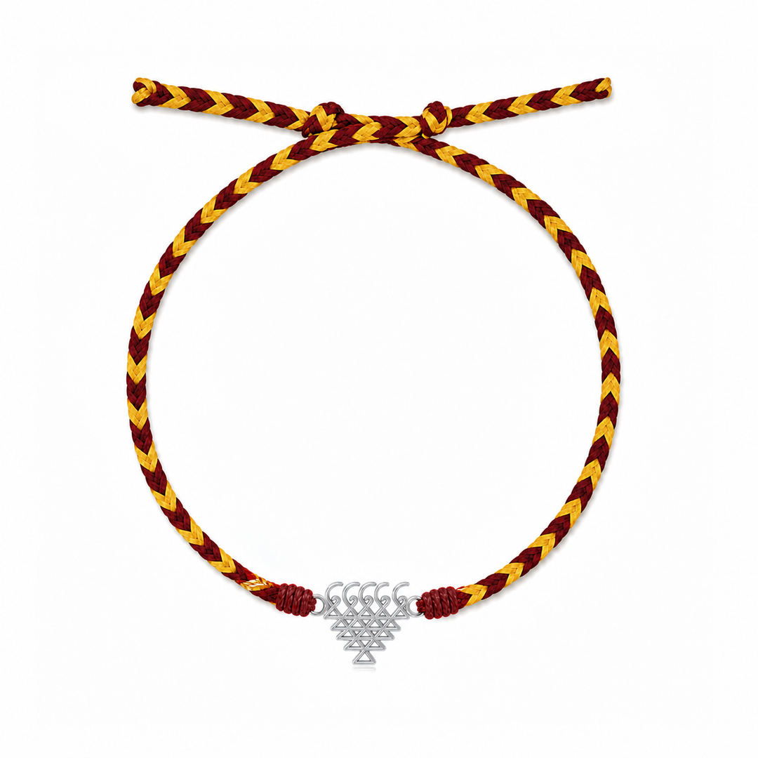 Unniyarcha silver 925 5-line pure Saraswati Yantra Bracelet