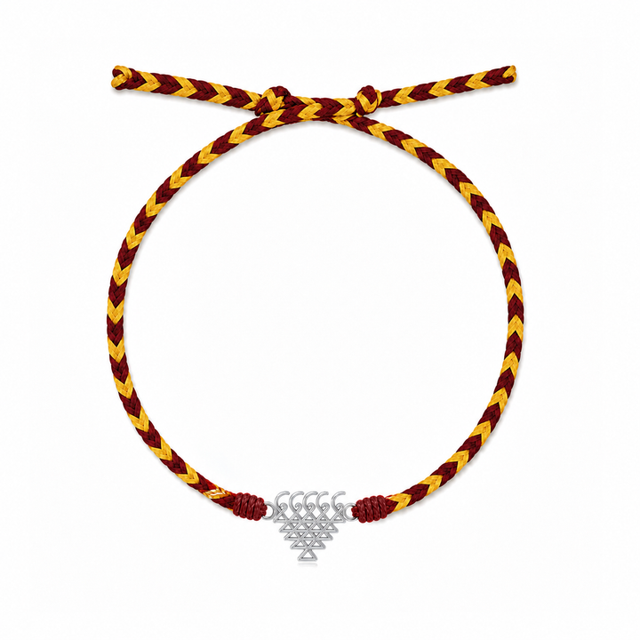 Unniyarcha silver 925 5-line pure Saraswati Yantra Bracelet