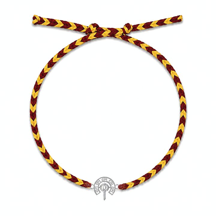 Unniyarcha 925 Silver Ram and Hanuman gada Rakhi with Chandan Tilak set