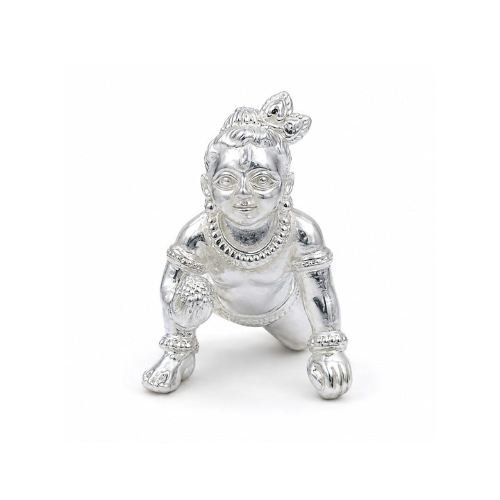 925 Sterling Silver Bal Krishna Idol