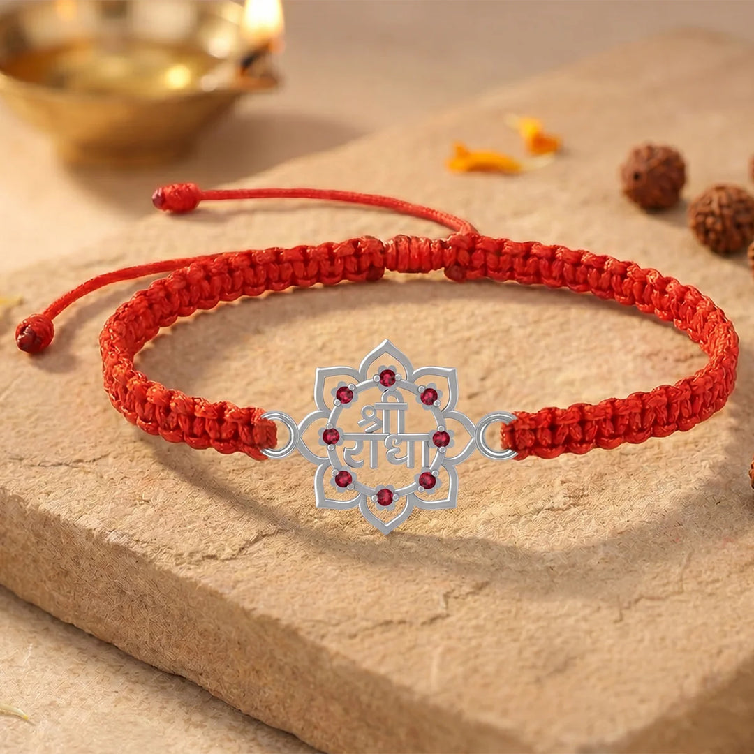 Unniyarcha 925 Pure Silver Shree Radha Bracelet