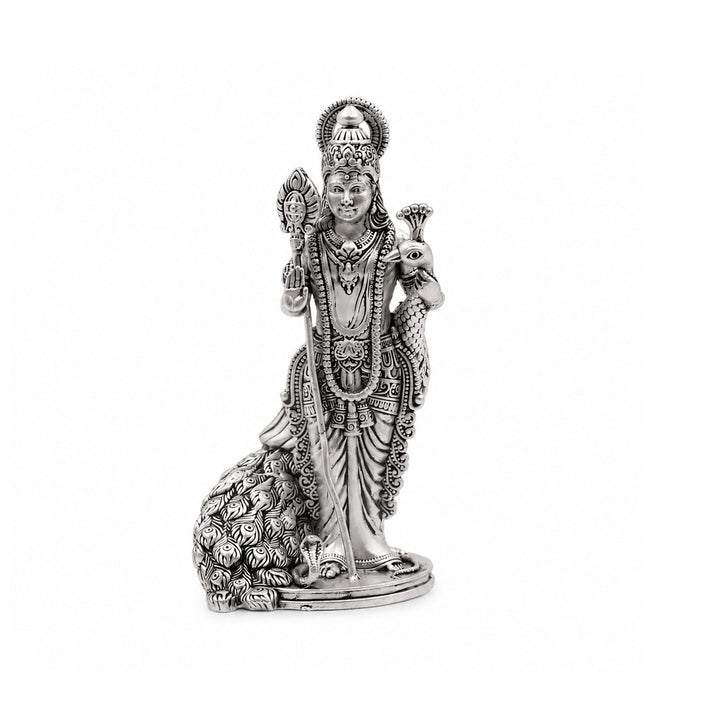 925 Silver Kartikeya Murugan Idol