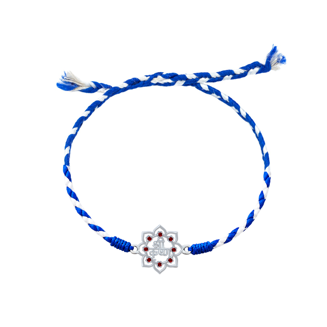 Unniyarcha 925 Pure Silver Shree Krishna bracelet