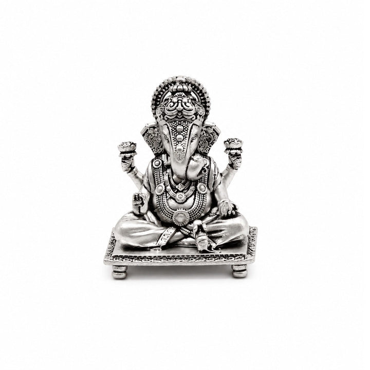 925 Silver Divine Ganesha Idol