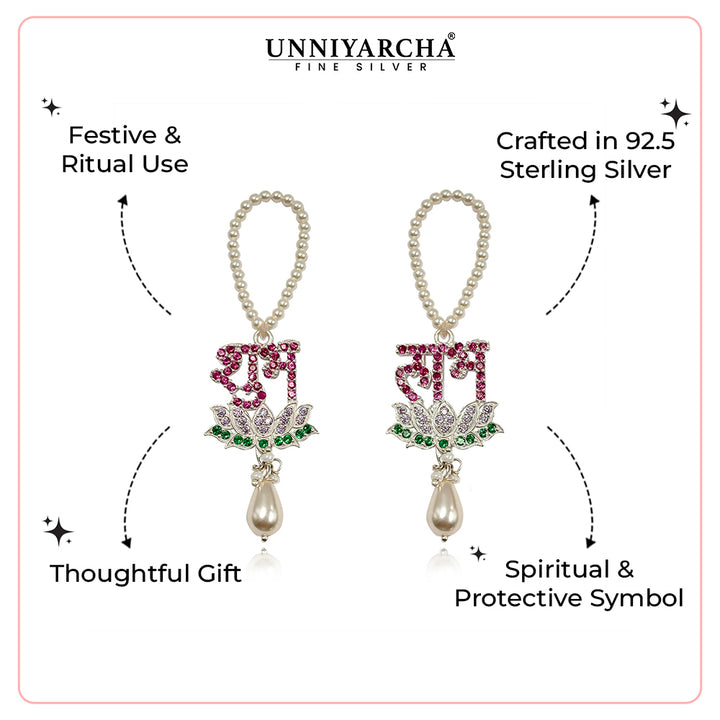 Pure 92.5 Silver Shubh Labh Hanging