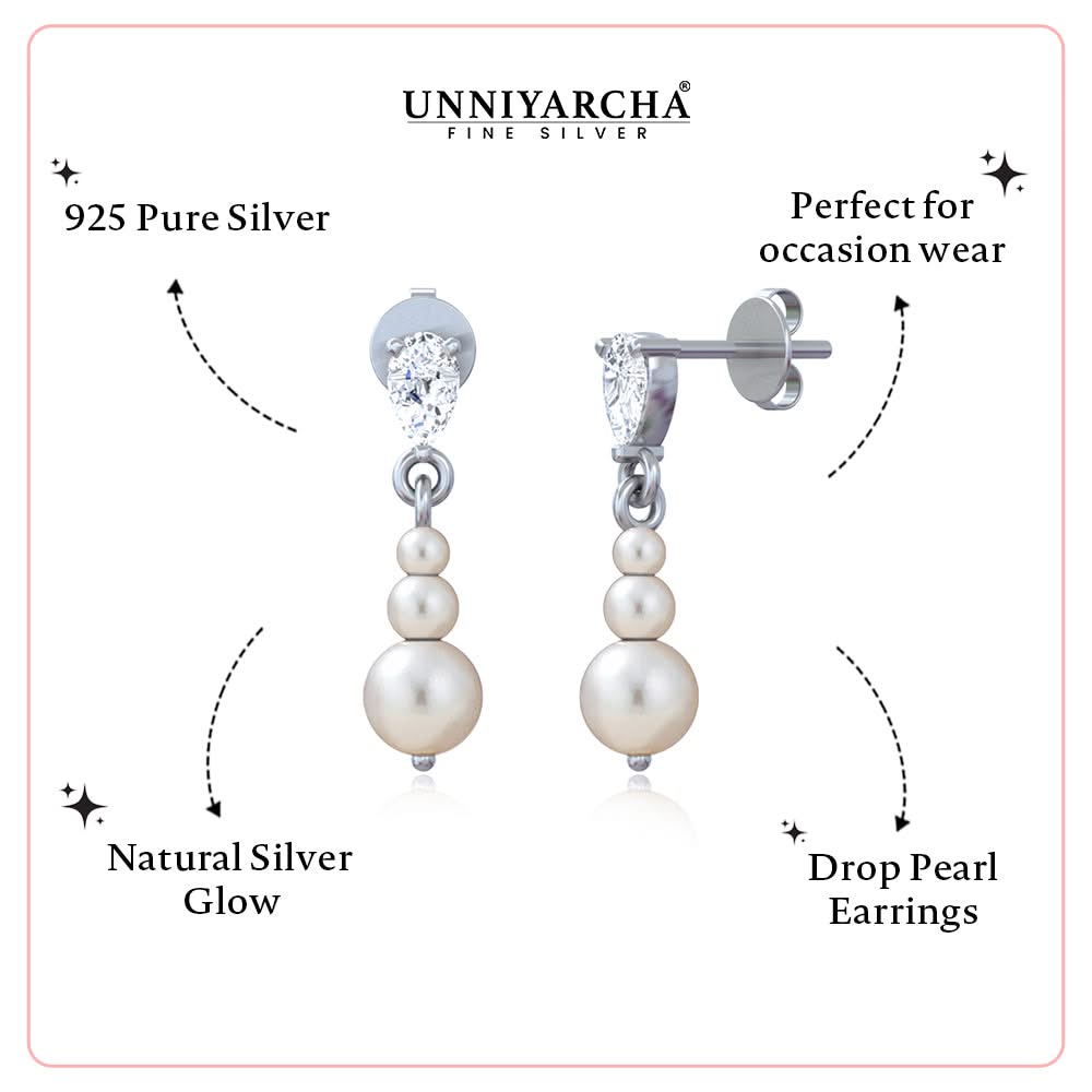 Unniyarcha Pearl Royale Earrings