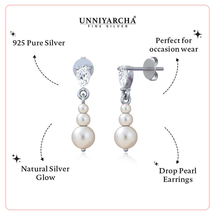 Unniyarcha Pearl Royale Earrings