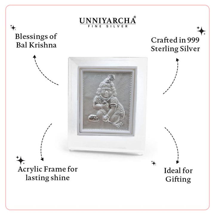 Sacred Pure 925  Silver  Krishana ji