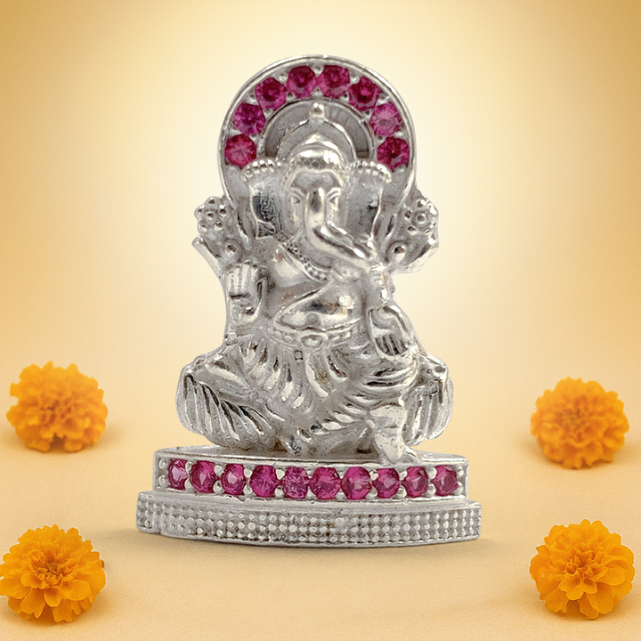 Pure 92.5 Silver Ganesha Idol