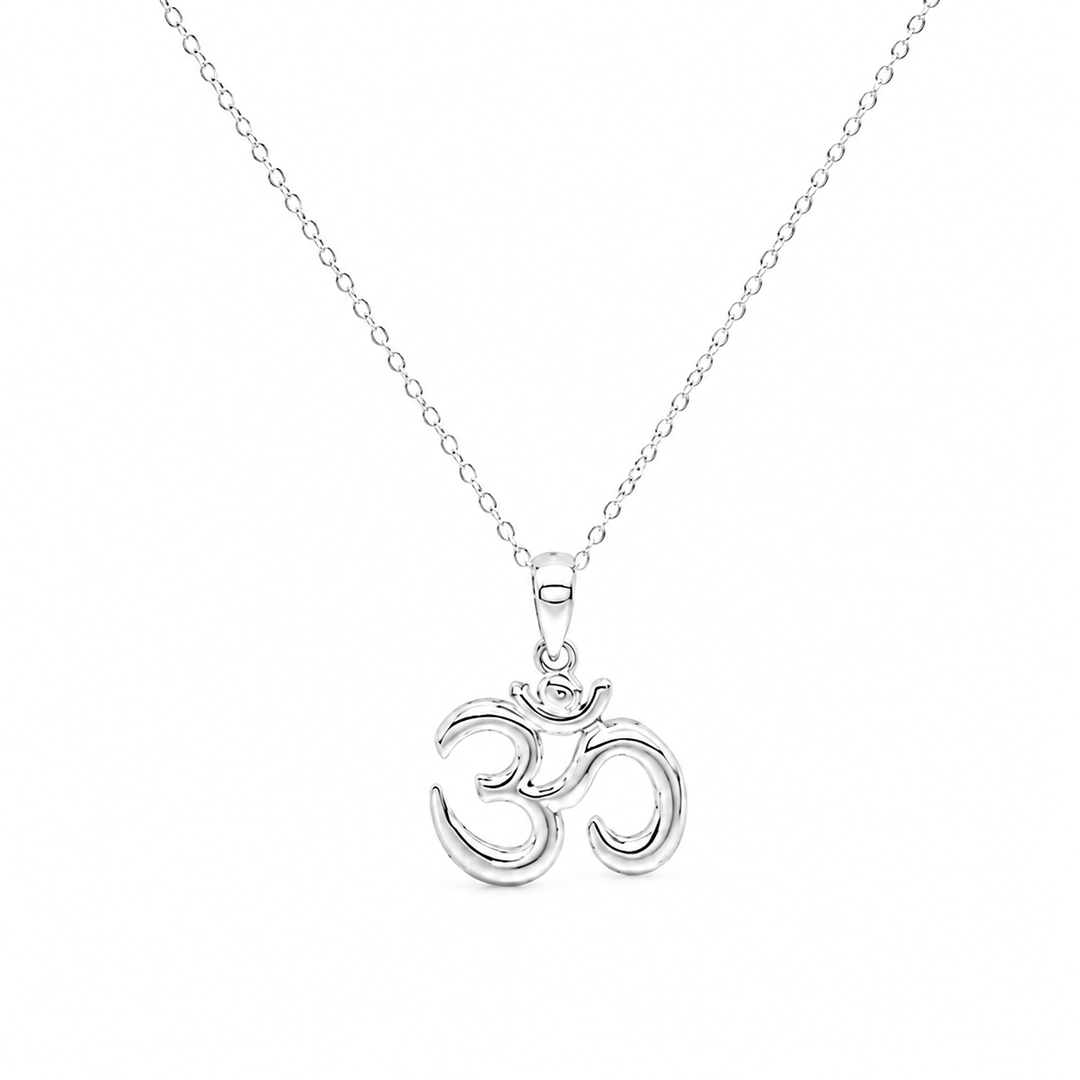 Unniyarcha 925 Pure Silver Om Necklace