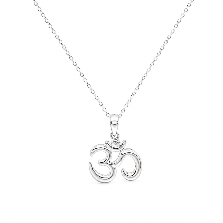 Unniyarcha 925 Pure Silver Om Necklace