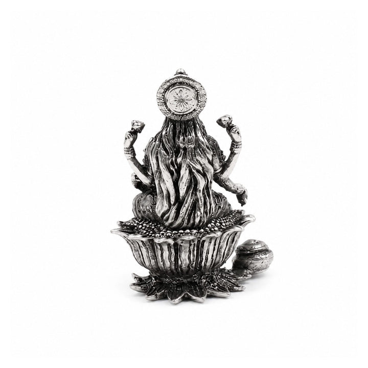 925 Sterling Silver Goddess Lakshmi Idol