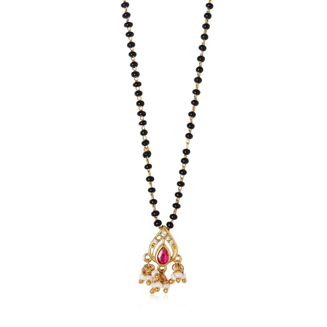 925 Silver Heirloom Teardrop Mangalsutra