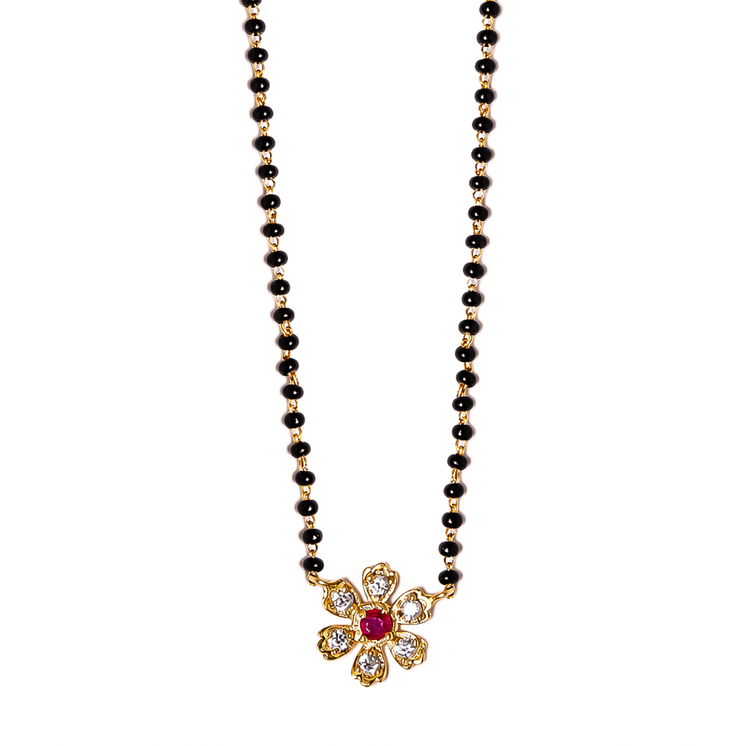 925 Silver Mangalya Blossom Mangalsutra