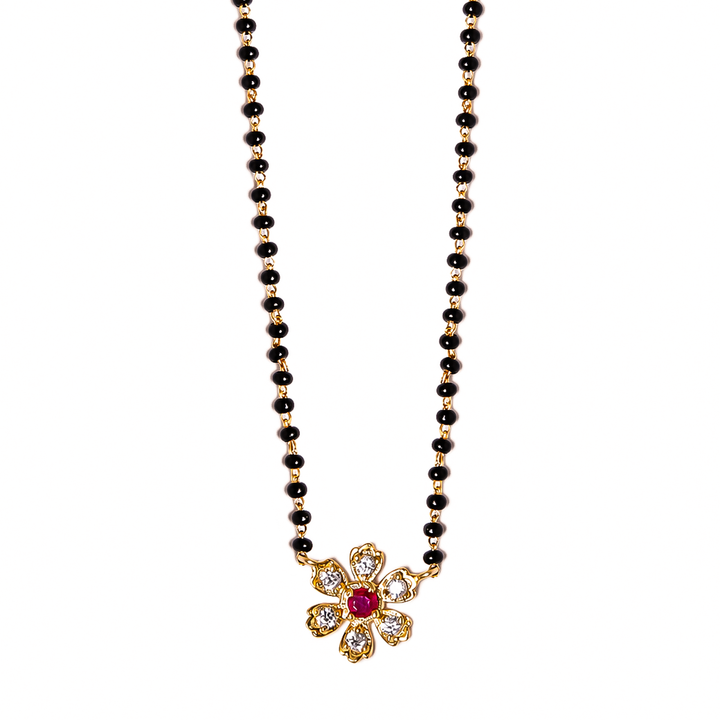 925 Silver Mangalya Blossom Mangalsutra