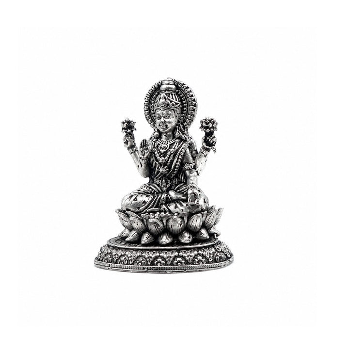 925 Sterling Silver Goddess Lakshmi Idol