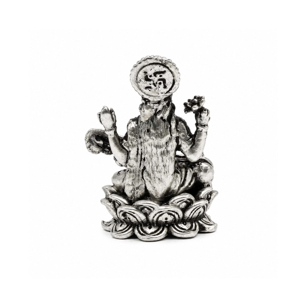 925 Sterling Silver Goddess Saraswati Idol
