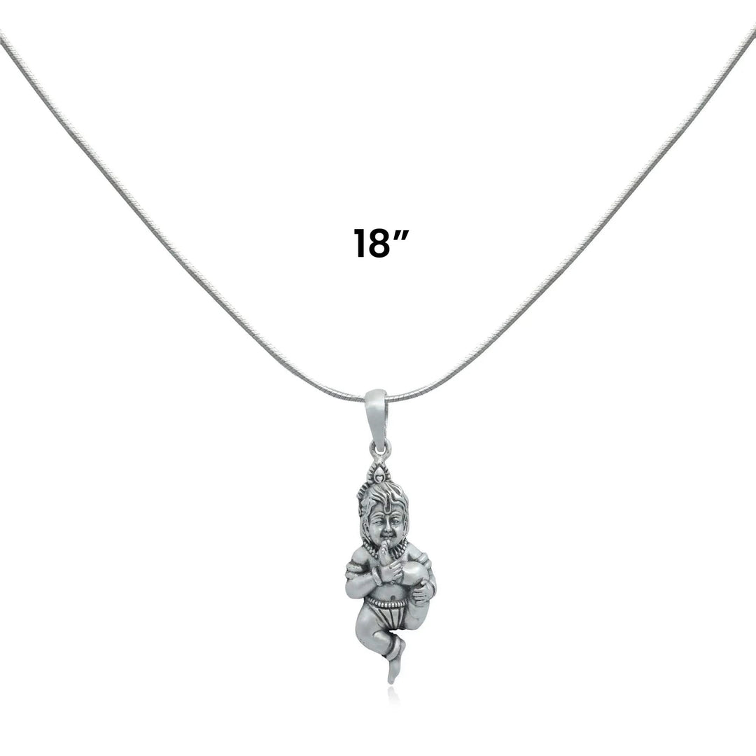 Bal Gopal Silver 92.5 Pendant