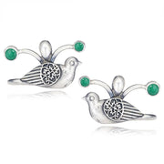 Bird In Flight Silver 92.5 Earrings
