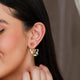 925 Pure Silver Detachable Floral &amp; Elephant Earrings