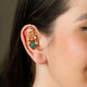 925 Pure Silver Elephant Pearl bugadi Earring