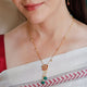 925 Pure Silver Kundan Elephant Necklace
