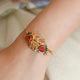 925 Pure Silver Elephant lotus Kada Bracelet