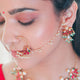 Mithu Rajkumari Silver 24k Gold Plated Nath