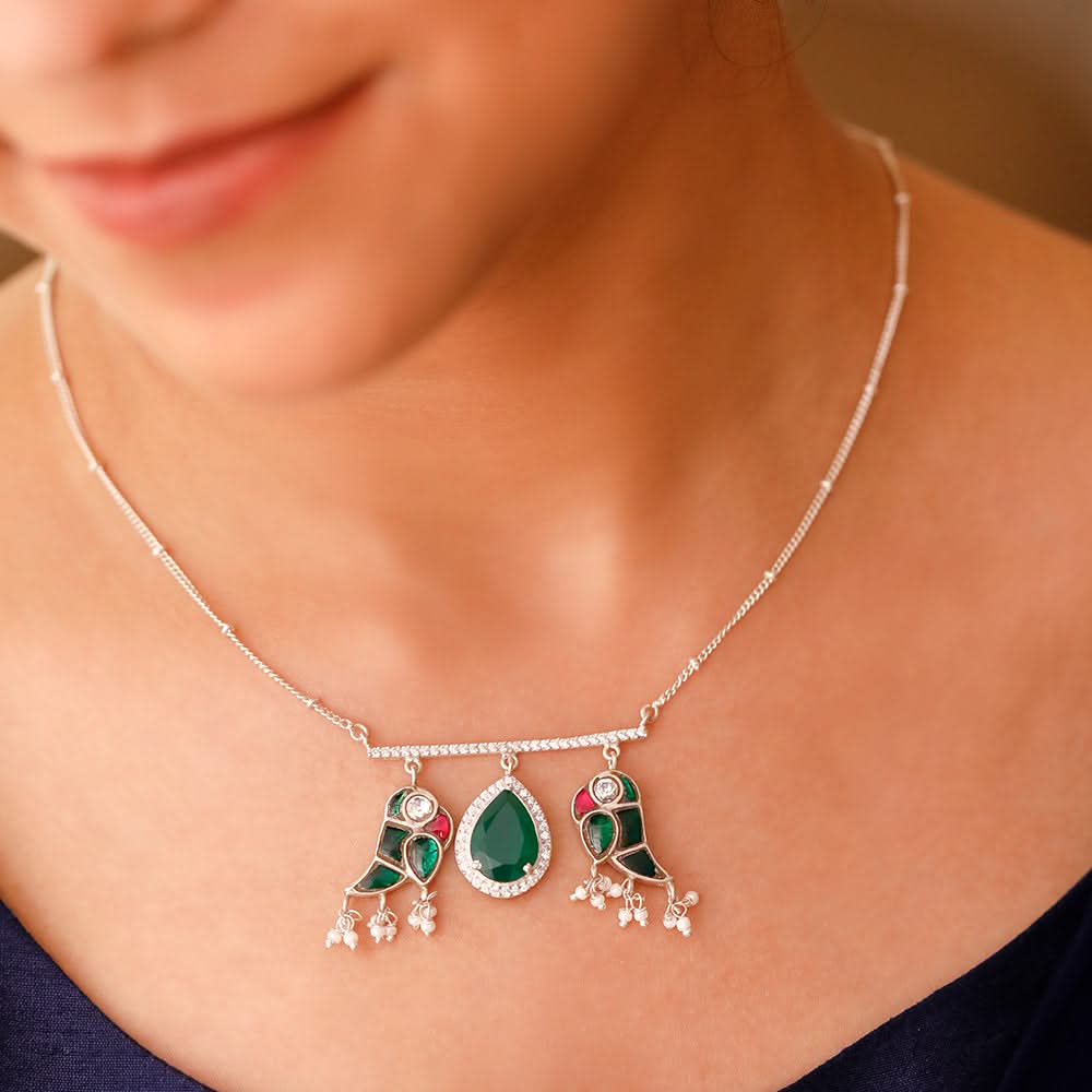 Mithu Pure 925 Silver Necklace