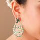 Mithu Dancing Pearl Silver Earrings