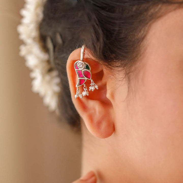 Mithu Silver Clip on Bugadi/Earcuff