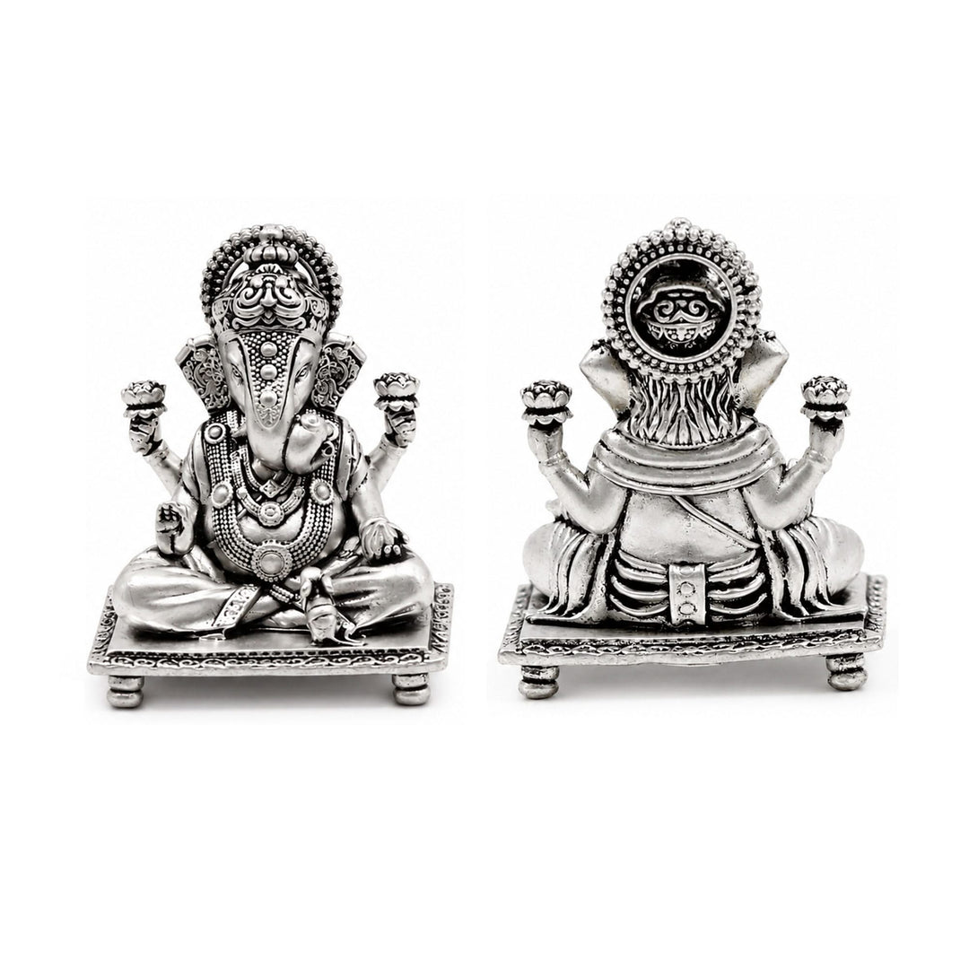 925 Silver Divine Ganesha Idol