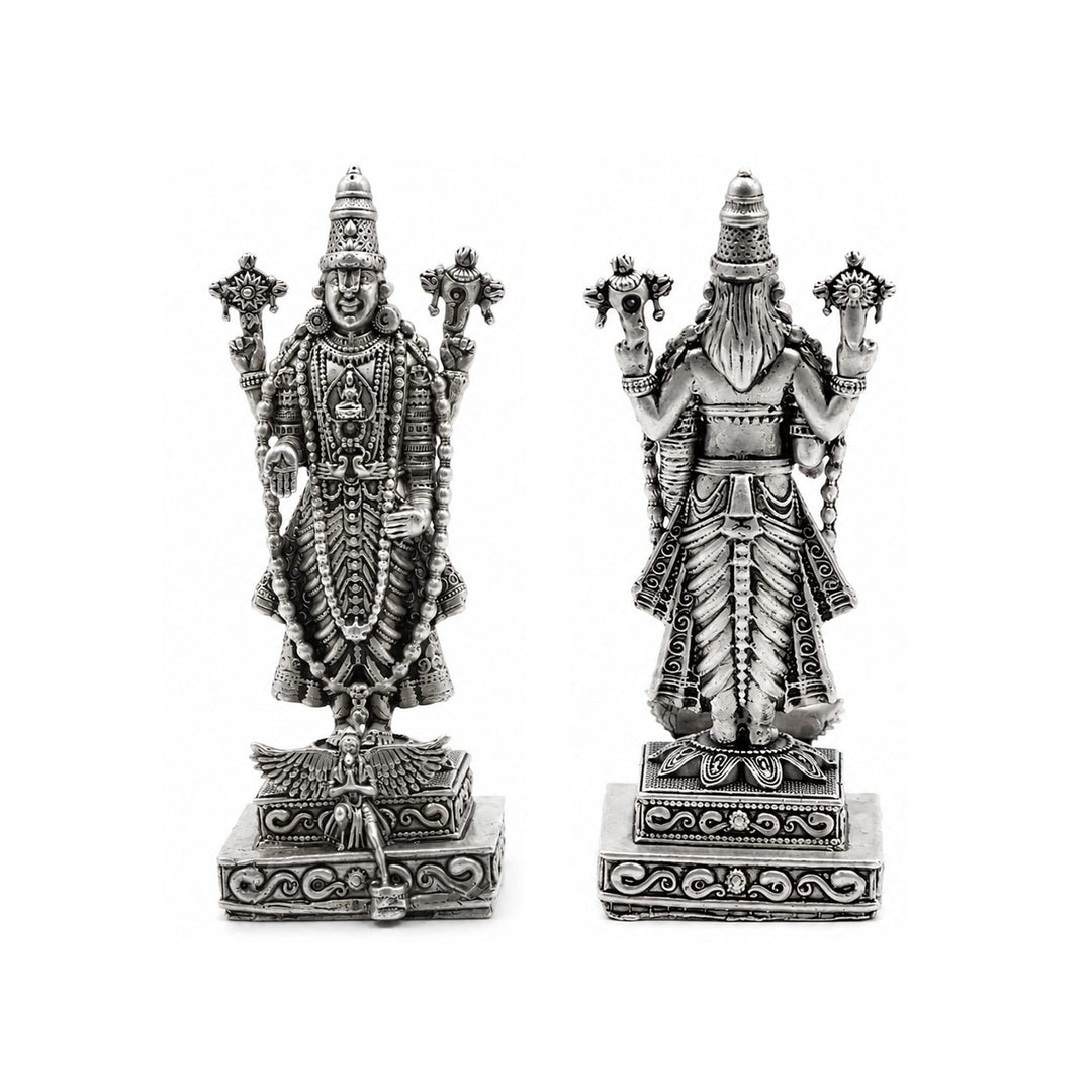 925 Silver Vishnu Narayana Idol