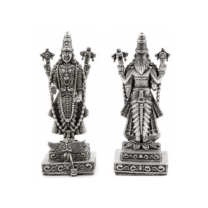 925 Silver Vishnu Narayana Idol