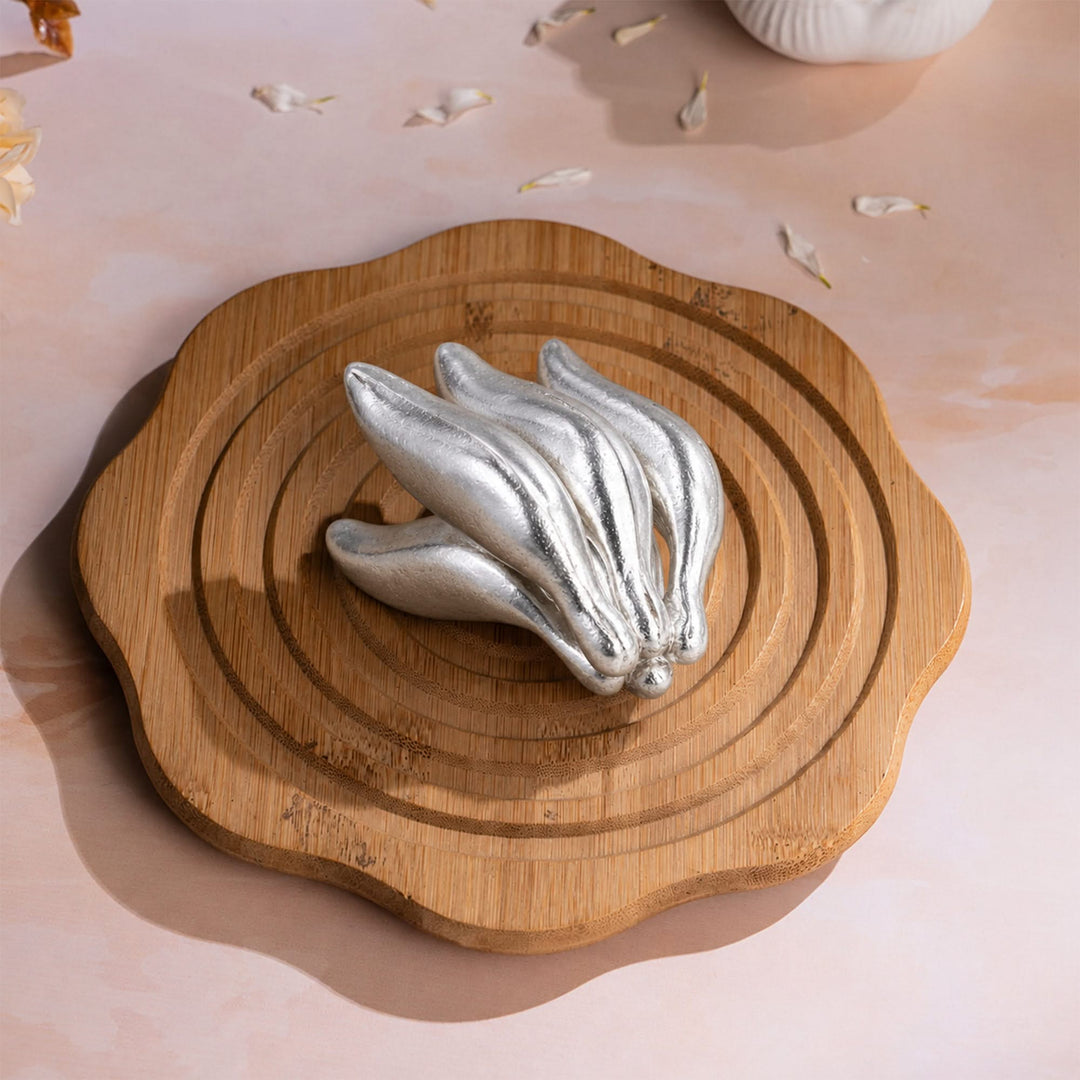 925 Sterling Silver Banana Blossom Idol