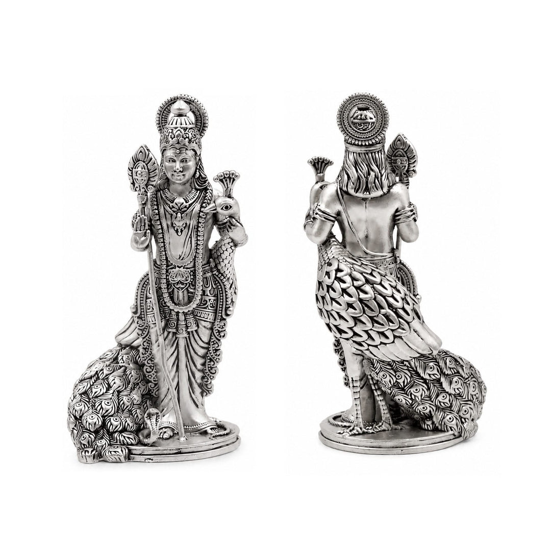 925 Silver Kartikeya Murugan Idol