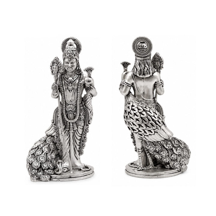 925 Silver Kartikeya Murugan Idol