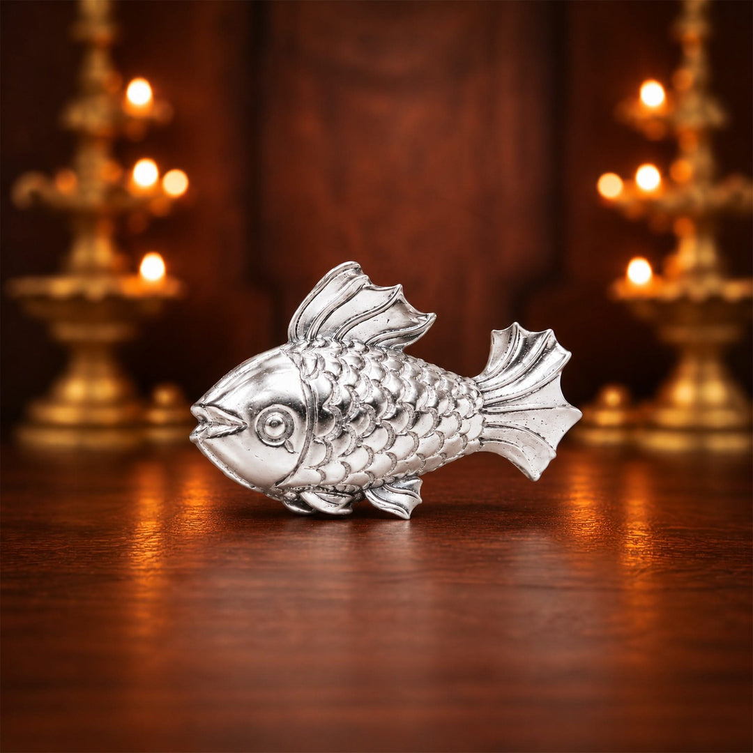 925 Sterling Silver Sacred Fish (Matsya)
