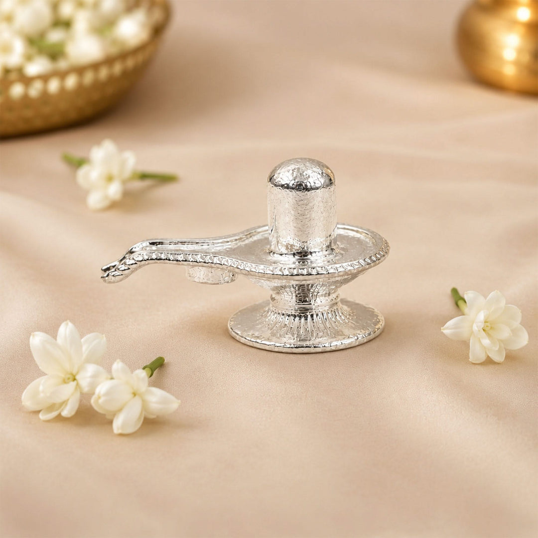 925 Sterling Silver Shivling Idol