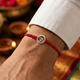 Unniyarcha 925 Pure Silver Om & Surya Bracelet