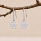 Unniyarcha Silver Blossom Drop Earrings