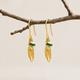 925 Silver Mogra Bud Hook Earrings