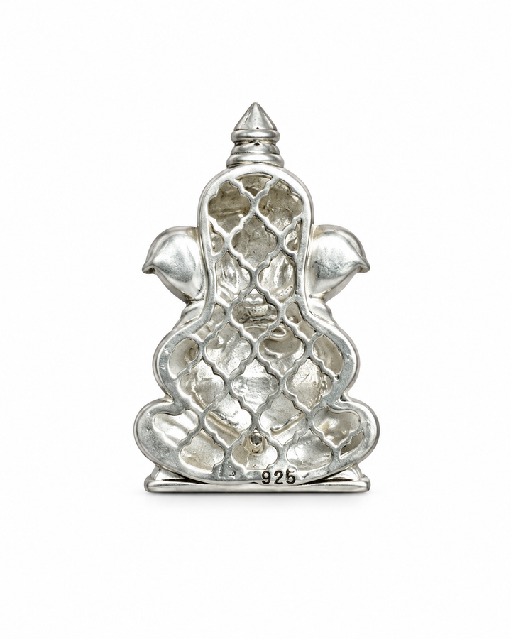 Silver 92.5 Vighnaharta Ganesha Idol