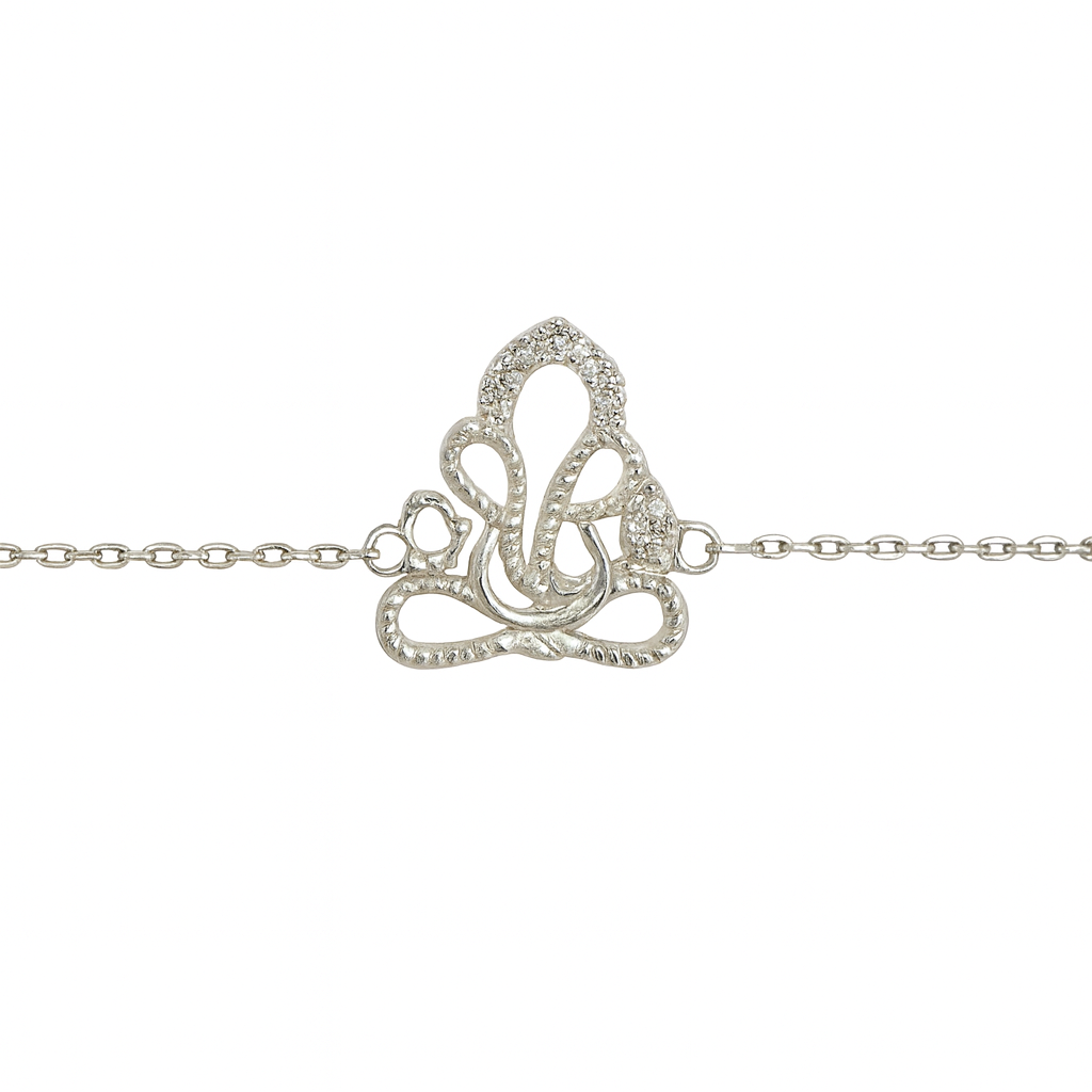 Silver Siddhi 925 Silver Ganesha Bracelet