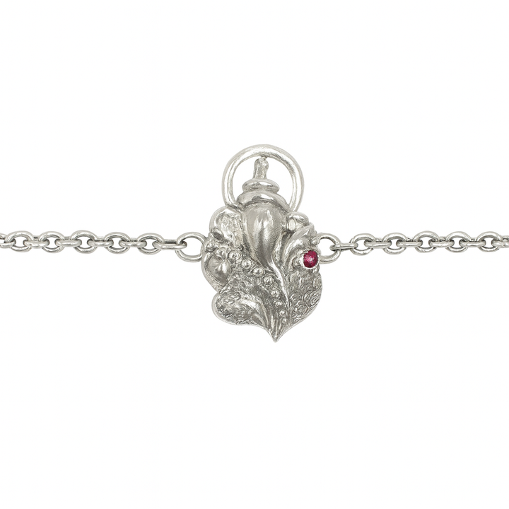 Aarshva Grace 925 Silver Trishul Bracelet
