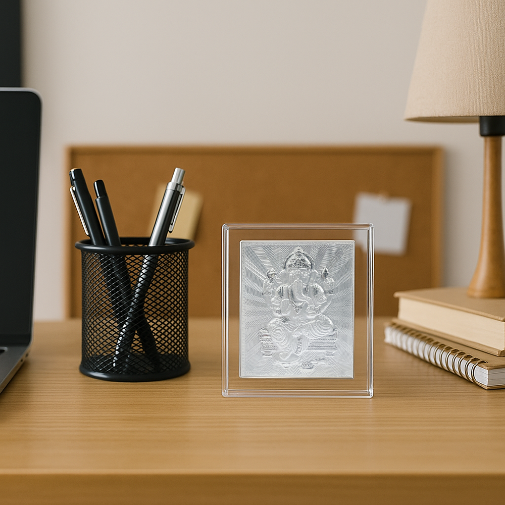 Pure 999 Silver Ganesh Blessing