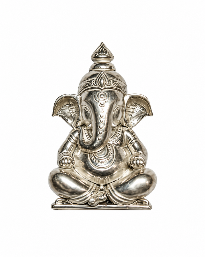 Silver 92.5 Vighnaharta Ganesha Idol