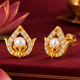 Silver 925 Padma Pearl Stud Earrings
