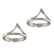 Classic Sterling Silver Toe Ring (Pair)