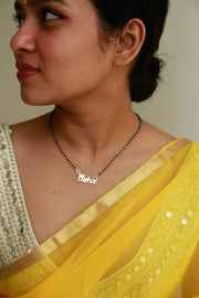 Crown Sterling Silver Mangalsutra